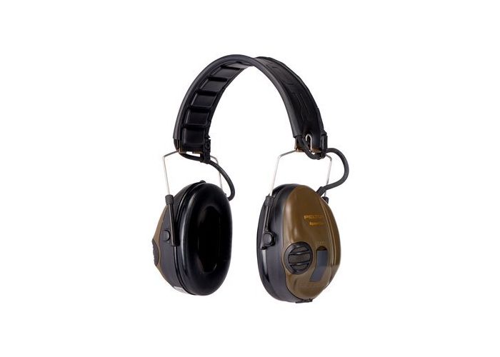 CASQUE ANTI-BRUIT 3M™ PELTOR™ SPORTTAC™ - COQUILLES VERTES/ORANGES