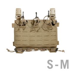 TT carrier mag panel lc M4 - panneau frontale molle- Lasercut avec 3 Porte-chargeurs - Sable