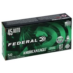 Munitions FEDERAL C/45 Auto 137gr Lead Free Ball - Boîte de 50