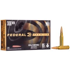 Munitions FEDERAL C/308 Win 185gr Berger Juggernaut Target - Boite de 20