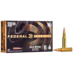 Munitions FEDERAL C/308 Win 185gr Berger Juggernaut Target - Boite de 20