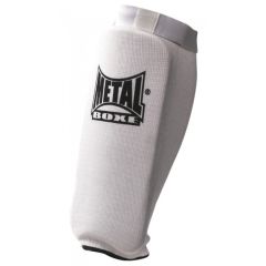 PROTÈGE TIBIAS METAL BOXE - BLANC