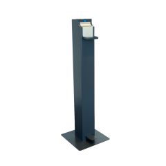 DISTRIBUTEUR DE SOLUTIONS HYDROALCOOLIQUES - SANS CONTACT MAINS - GRIS