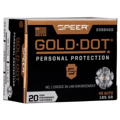 Munitions Speer® C/45 ACP 185gr GDHP - Boîte de 20