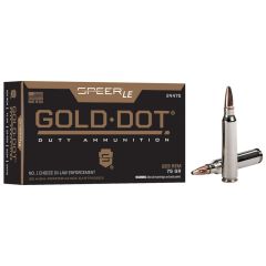 Munitions Speer® C/223 REM 75gr Speer Gold Dot - Boîte de 20