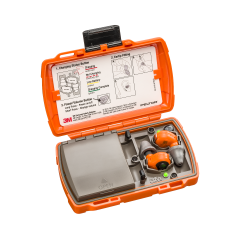 Kit de protection auditive 3M Peltor LEP200 - Orange. Kit